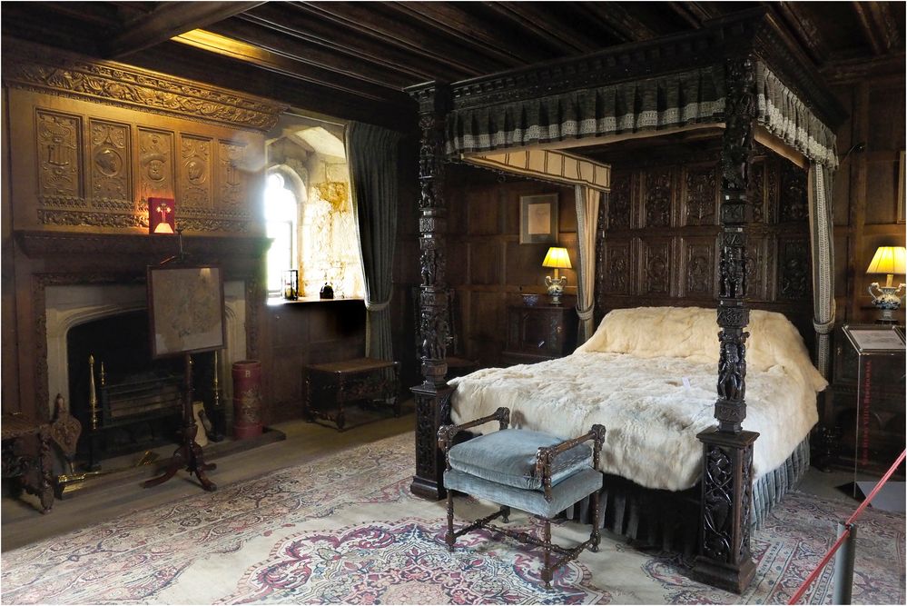 HEVER CASTLE SCHLOSS BETT VON HEINRICH DEN VIII