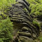 Hexenfelsen im Elbsandsteingebirge