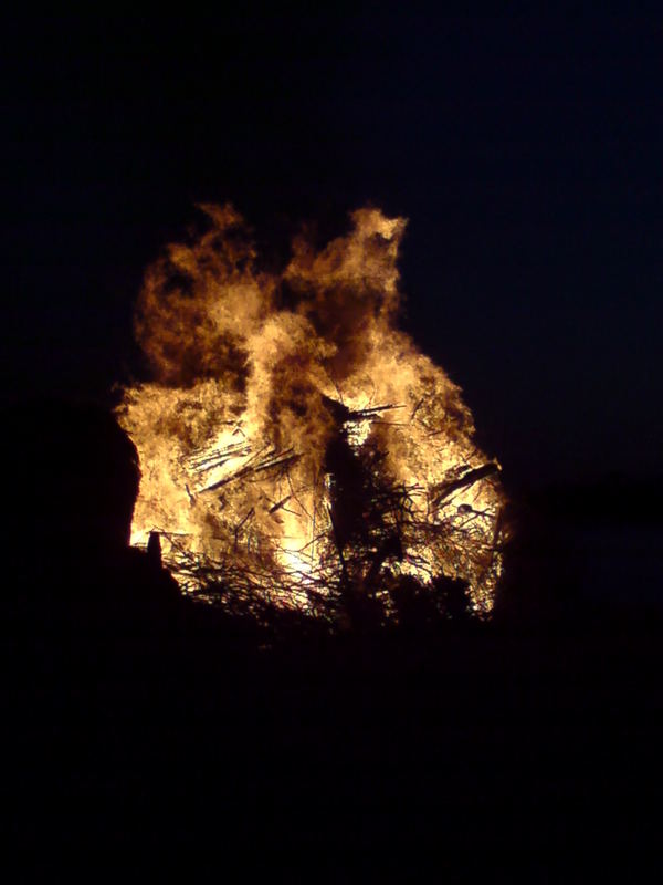 Hexenfeuer in Plothen (30.04.2007)