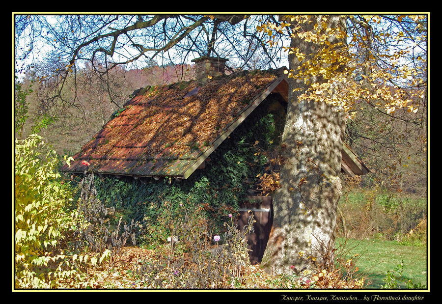 "Hexenhäuschen" im Herbstlook