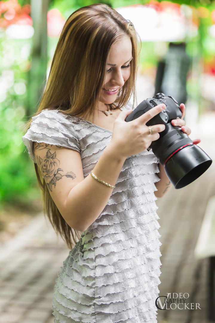 Hey-Fotograf, hasst super Bild geschossen, sagte sie.