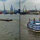 HH Raddampfer auf der Elbe (3D-X-View)