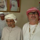 HH Sheikh Abdallah bin Hamad Al Sharqi mit Dr. Norman Ali Khalaf, Fujairah, VAE 11.01.2012