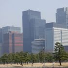 Hibiya Park und Skyline von Tokio