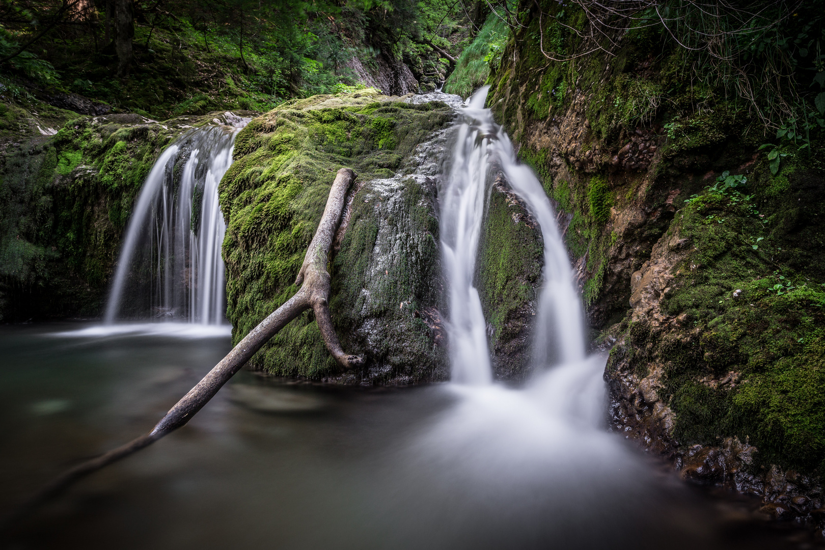 Hidden waterfall