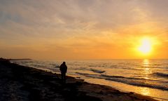 Hiddensee am Abend ,Strand