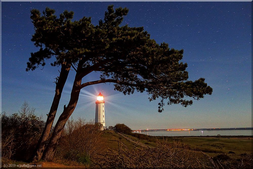 Hiddensee bei Nacht