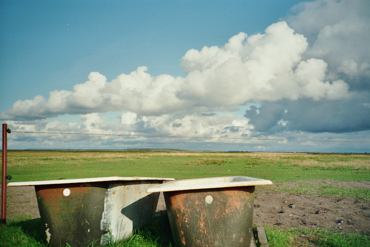 Hiddensee - "Ebelwolken" über Badewannen