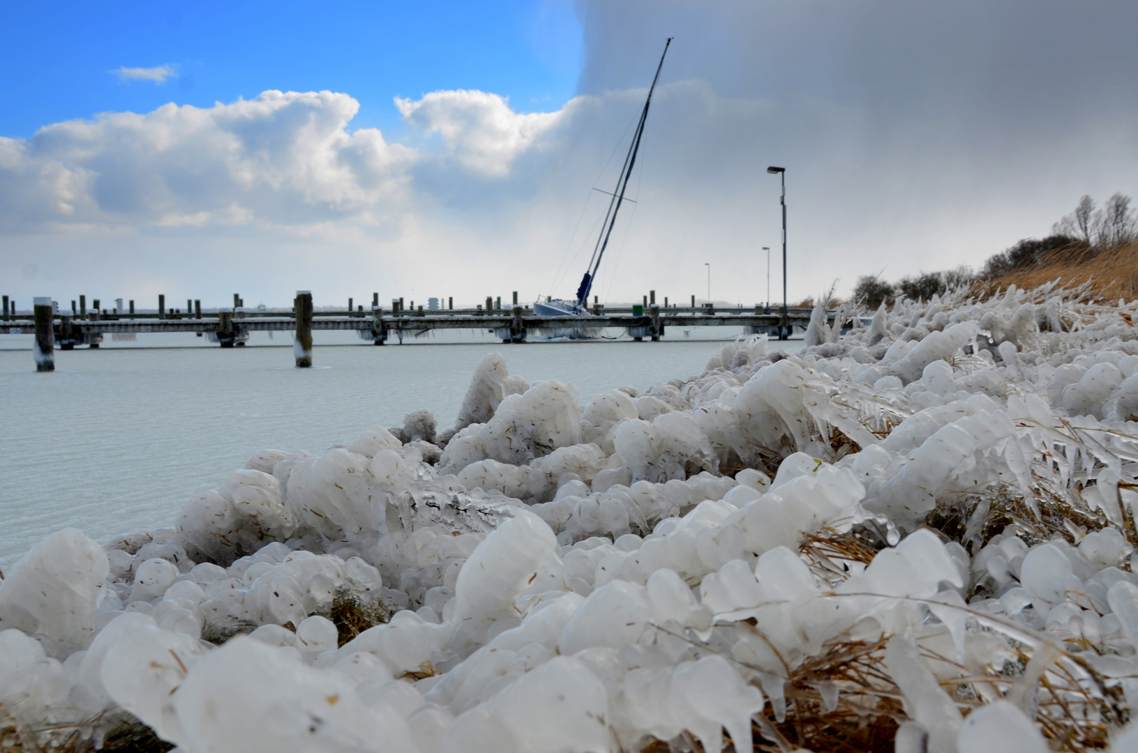 Hiddensee im Eis