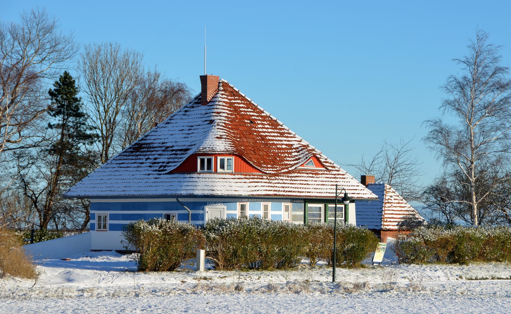 Hiddensee im Schnee