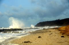 Hiddensee im Sturm