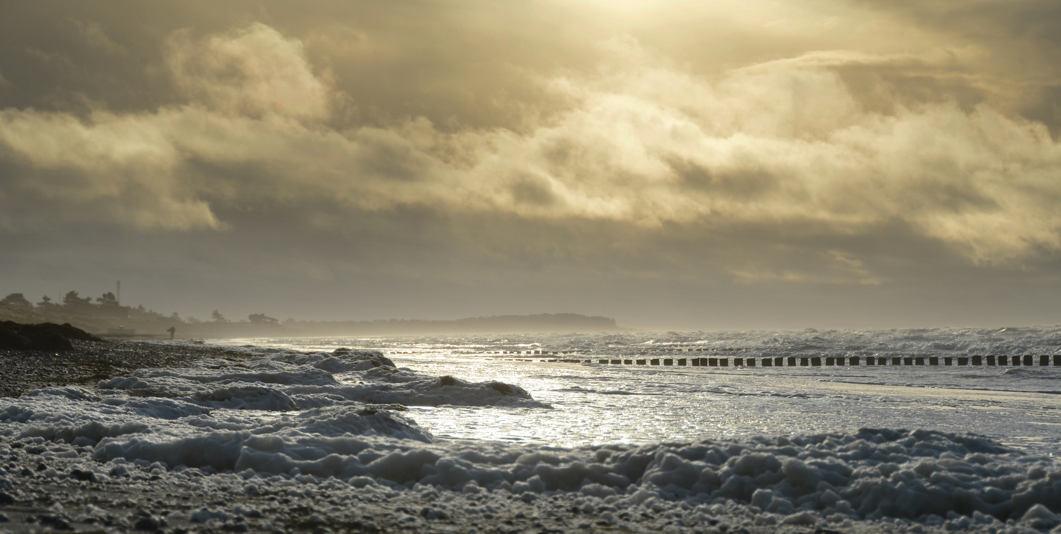 HIddensee im Wind