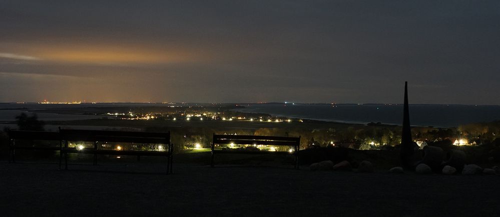 Hiddensee, Inselblick bei Nacht