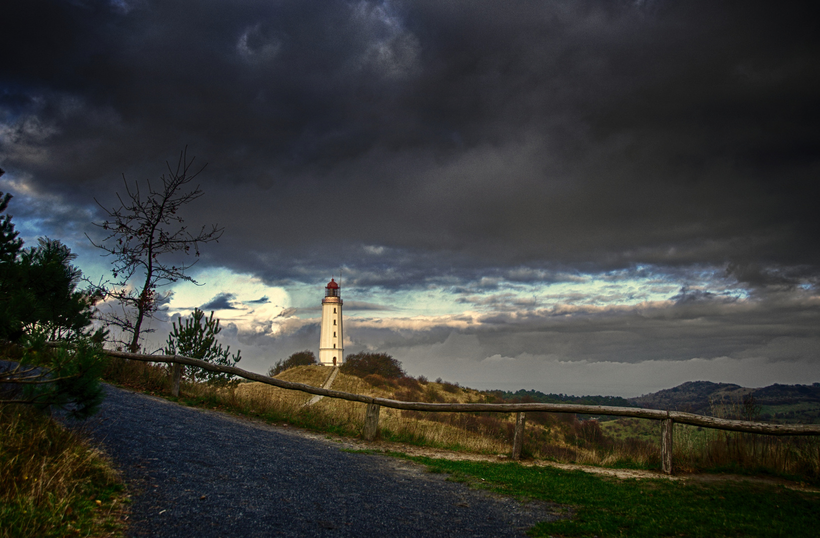 Hiddensee-Leuchtturm am 1. Dezember