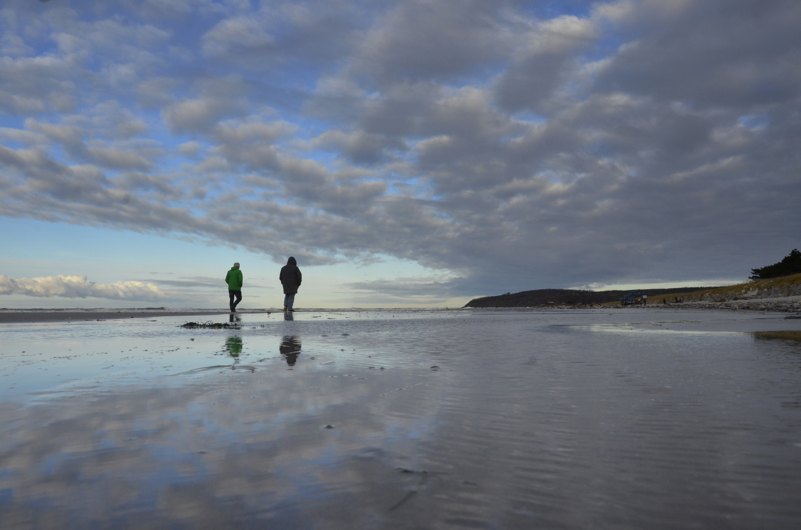 Hiddensee nach der Sturmflut 2019