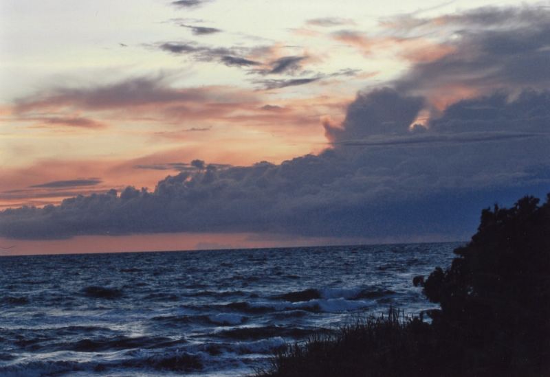 Hiddensee - romantische Abendstimmung am Meer