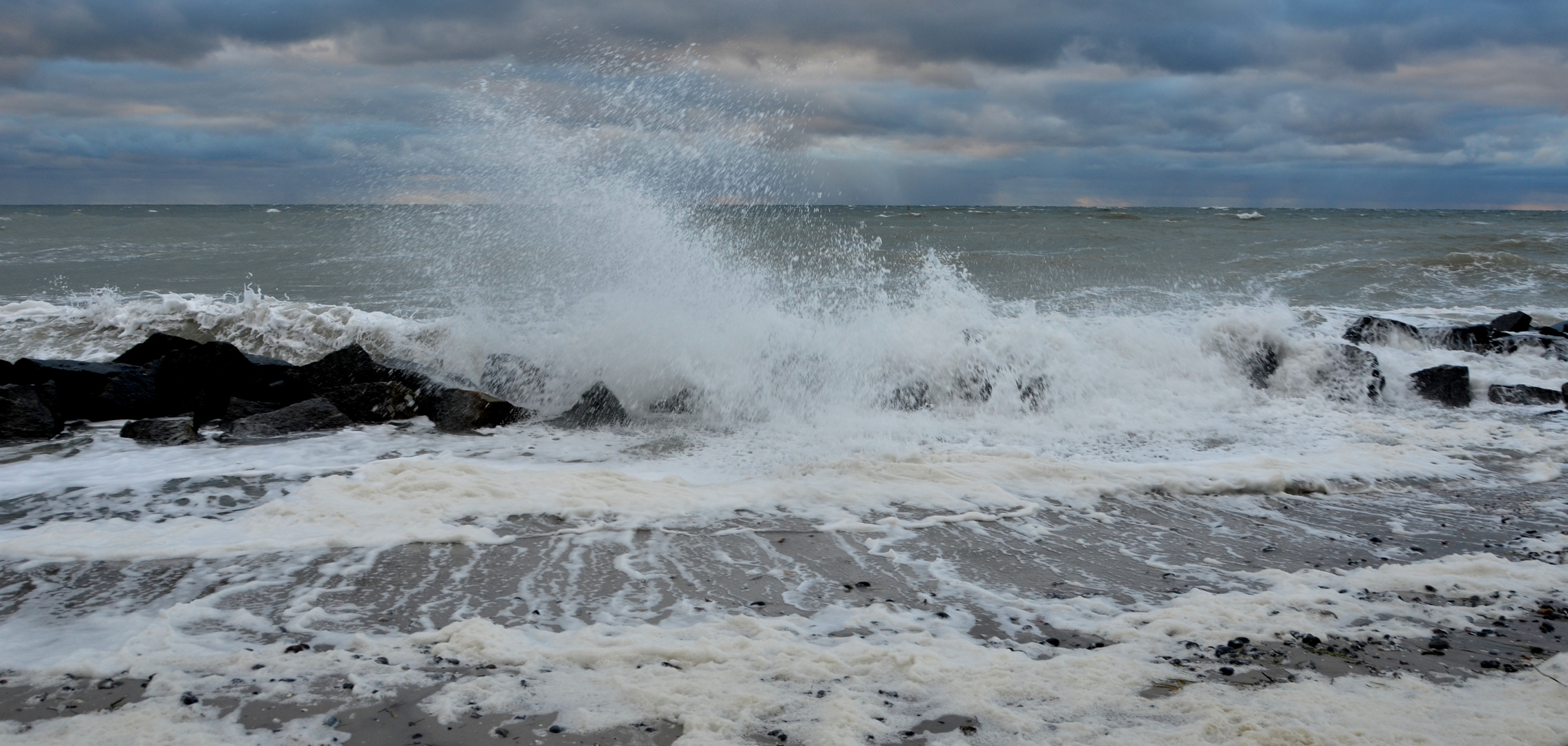 Hiddensee Sturm-Hochwasser 2017