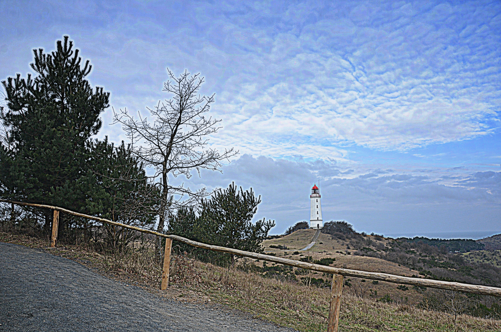 Hiddensee und sein Leuchtturm Dornbusch