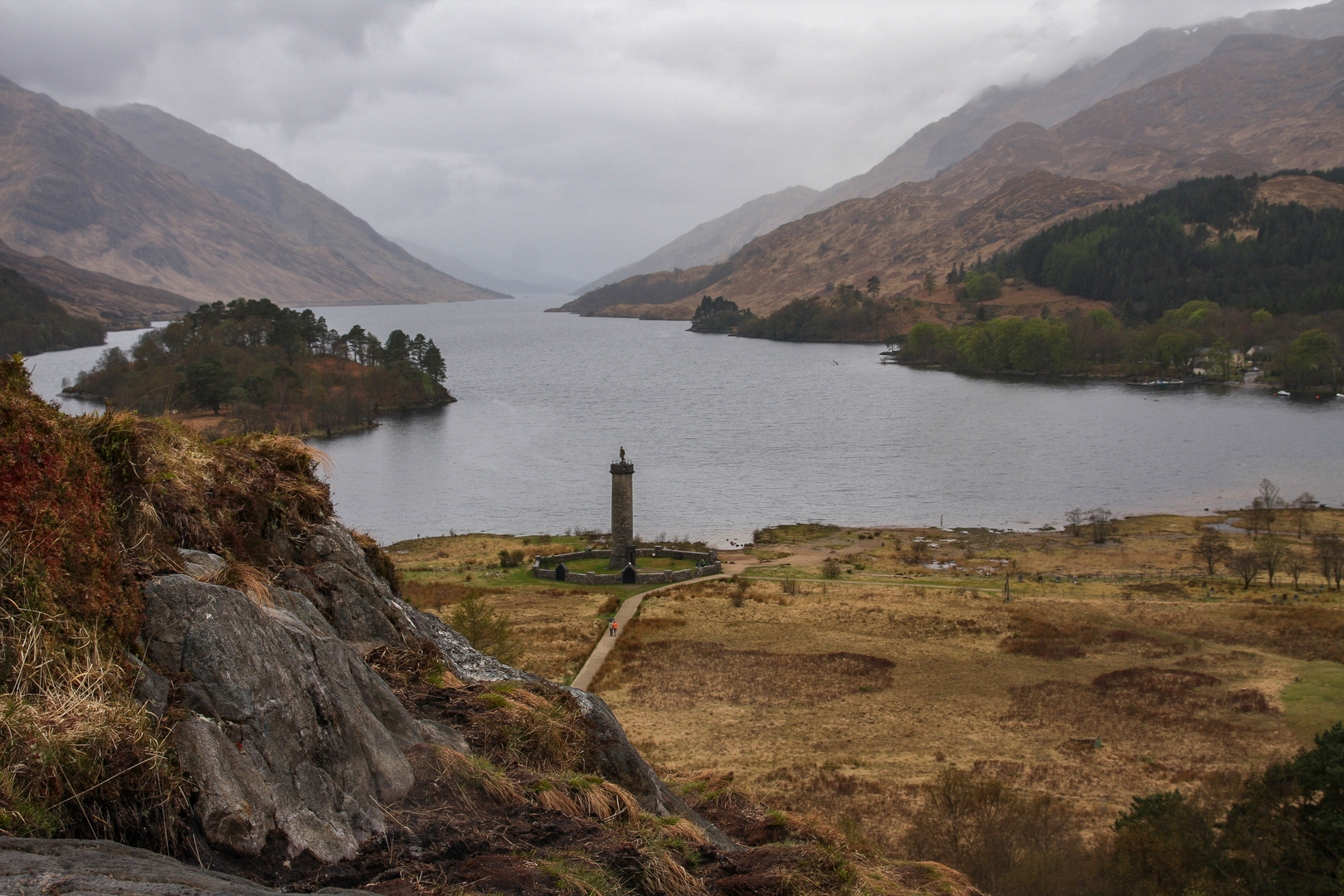 Hier am Glenfinnan Monument...