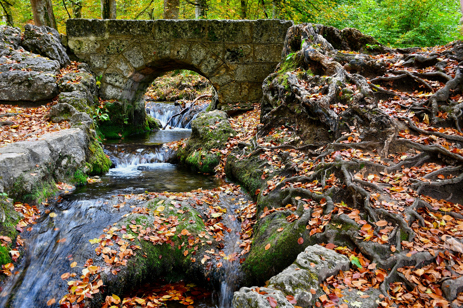 Hier beginnt der Wasserfall