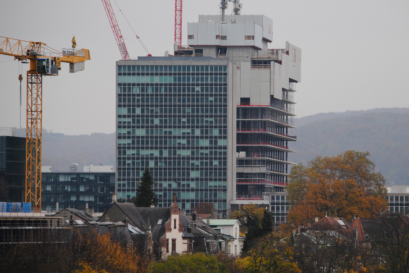 hier entsteht der höchste Turm