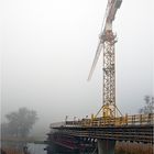 Hier entsteht eine Brücke über die Elbe