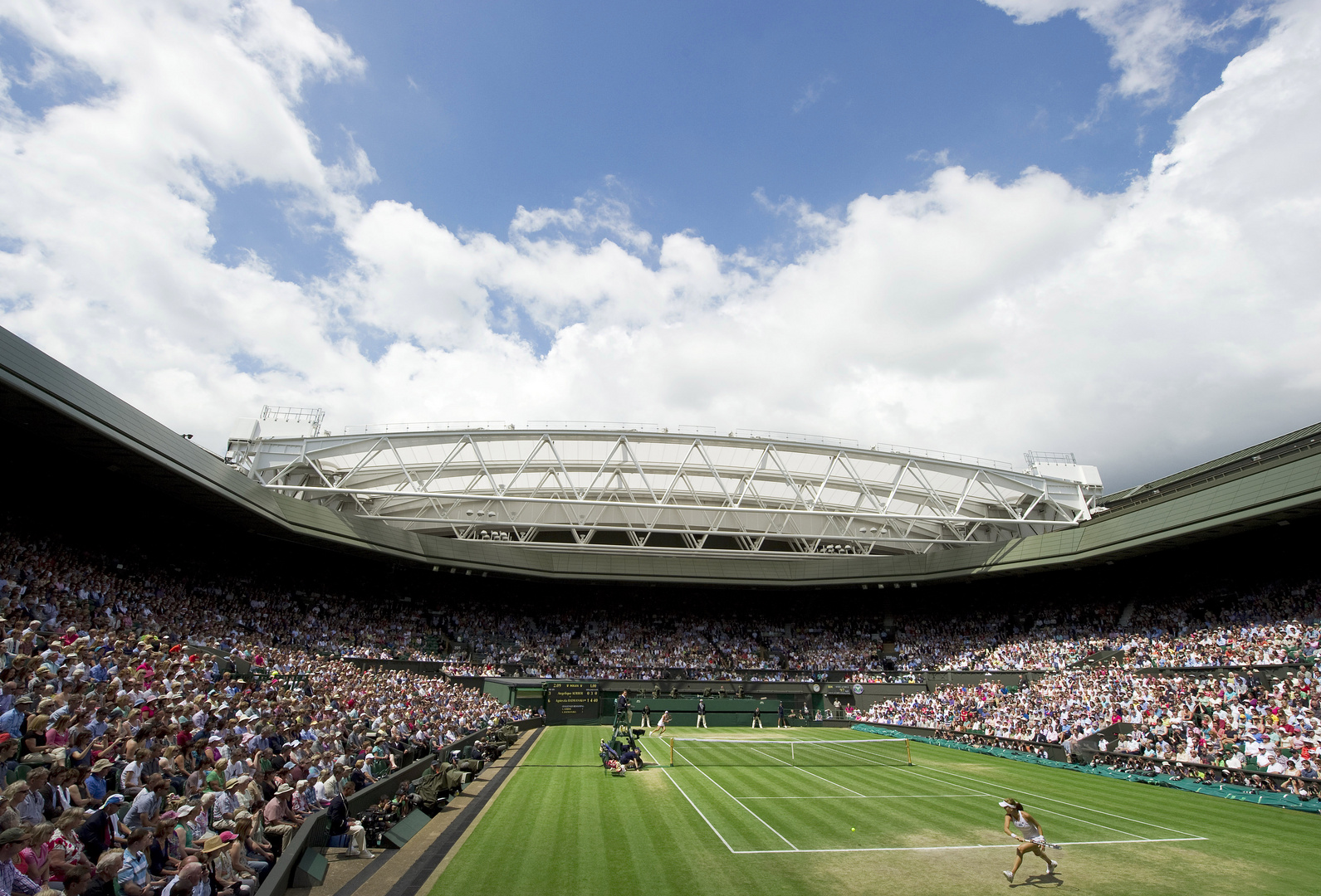 Hier erleben Faltin Travel Reisegäste die Wimbledon Tennis Championships live auf dem Centre Court