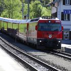 Hier fährt nun der Interegio von St.Moritz nach Chur ein