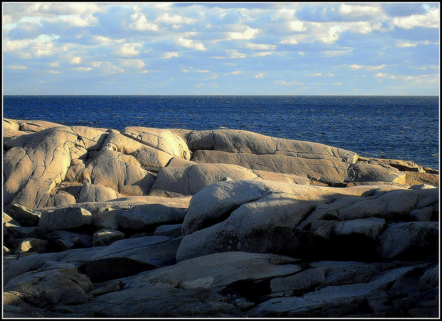 Hier formt das Meer die Felsen... Peggy's Cove....