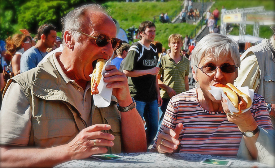 ... hier geht es um die wurst ...