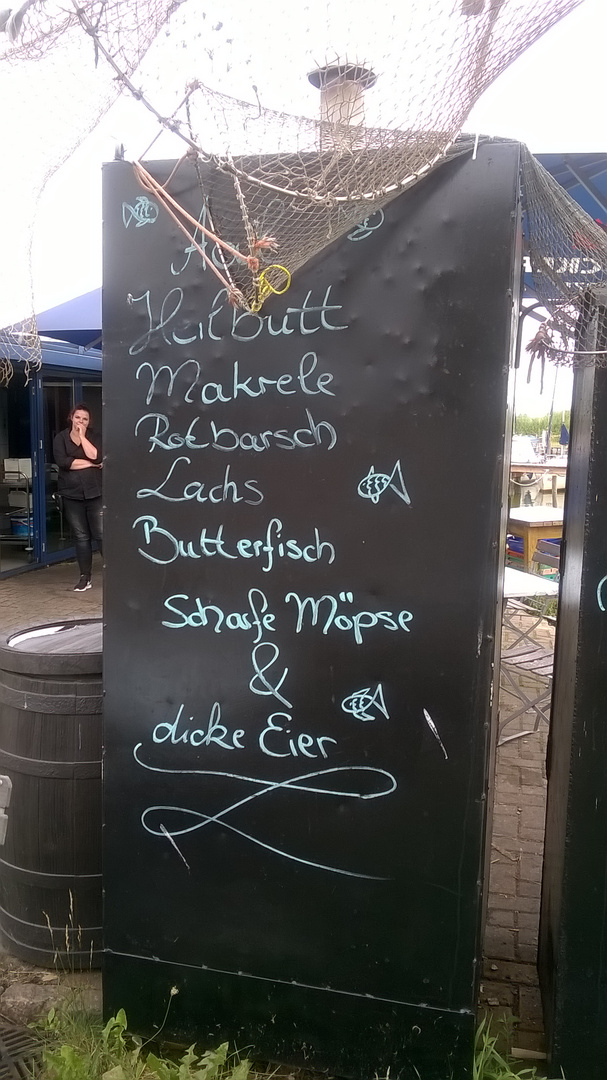 hier giebt es Fischspezialitäten