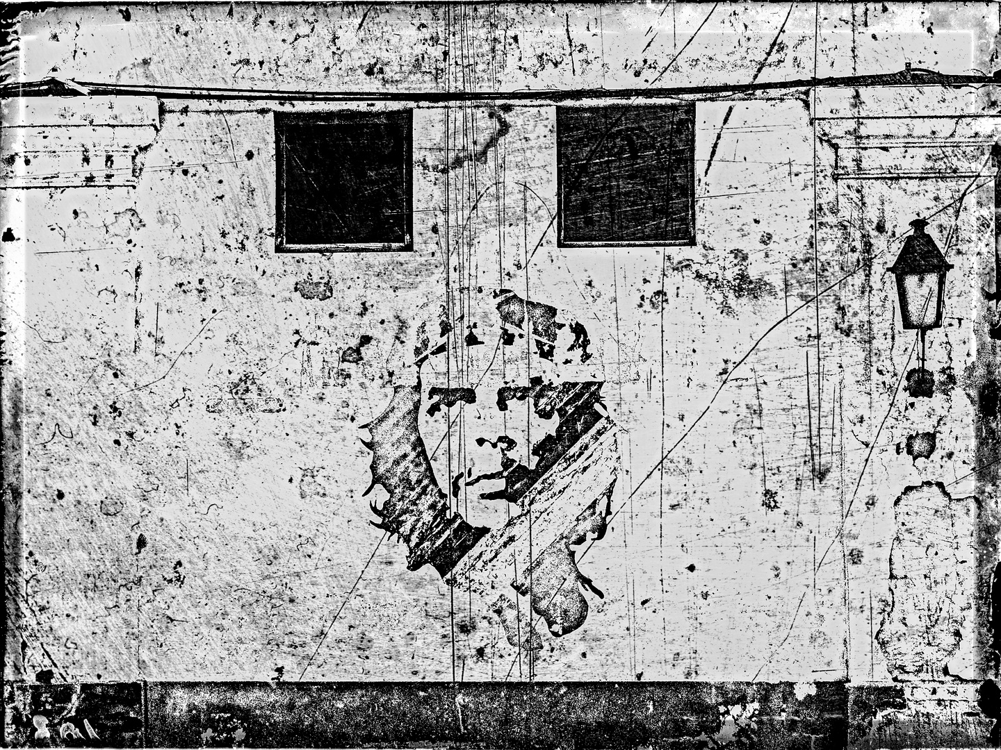 HIER HAT DER ZAHN DER ZEIT GENAGT.....