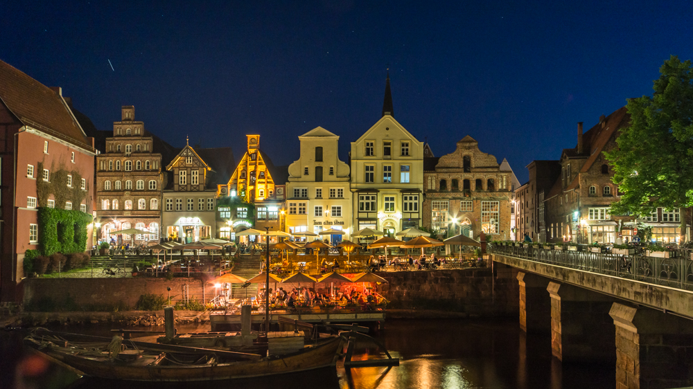 Hier is immer was los Am Stint in Lüneburg.