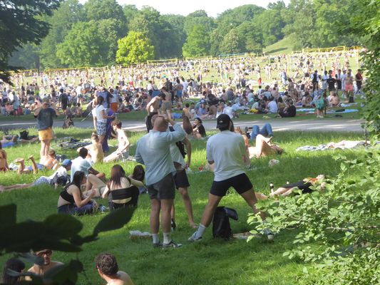 Hier ist es gerade etwas voll...