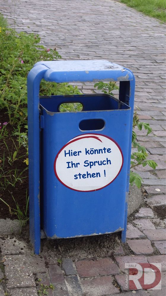 Hier könnte Ihr Spruch stehen