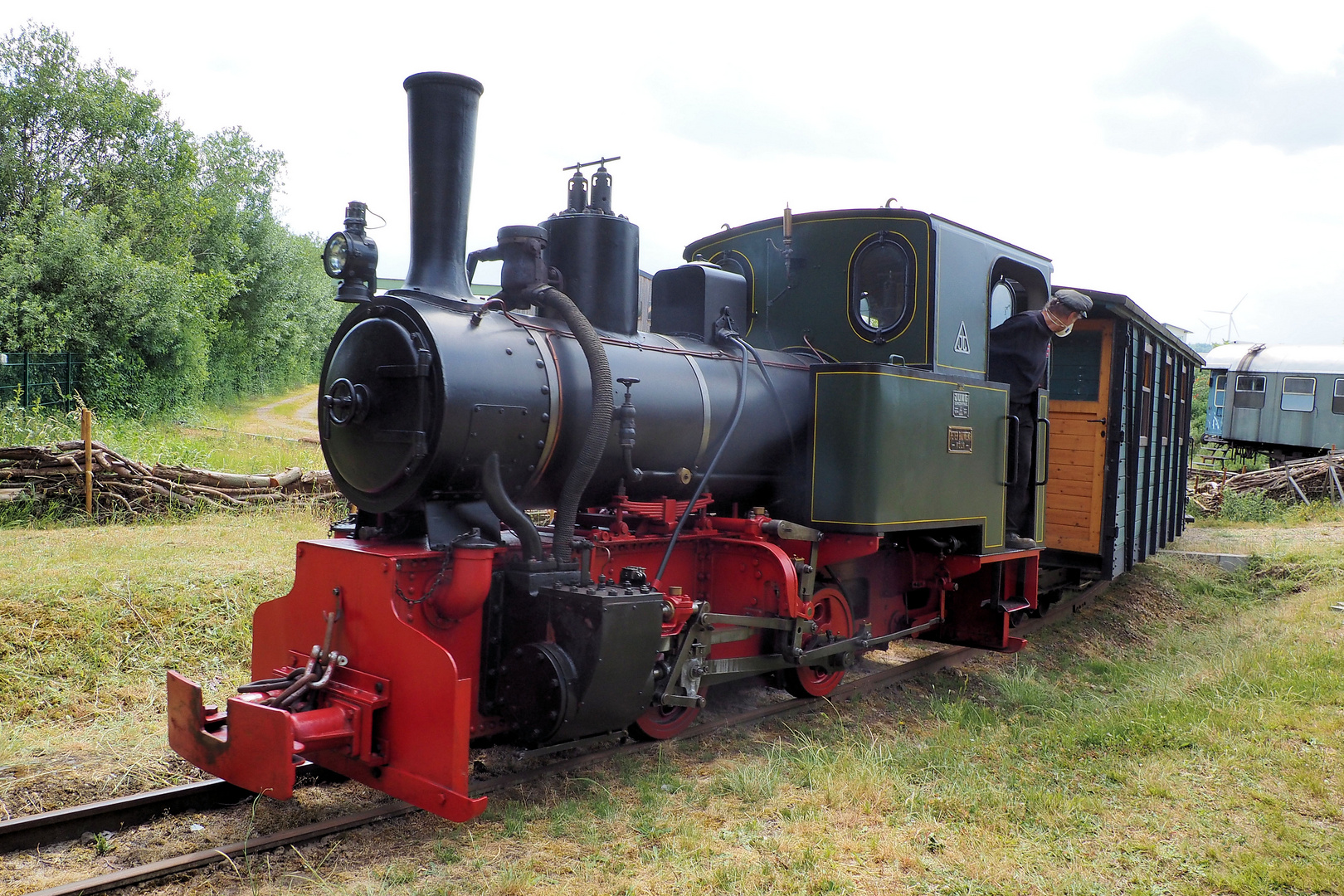 Hier kommt die Feldbahn ... 