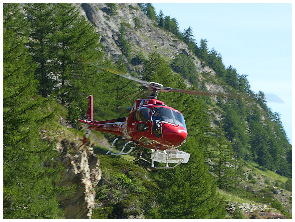 hier kommt "unser" Helikopter