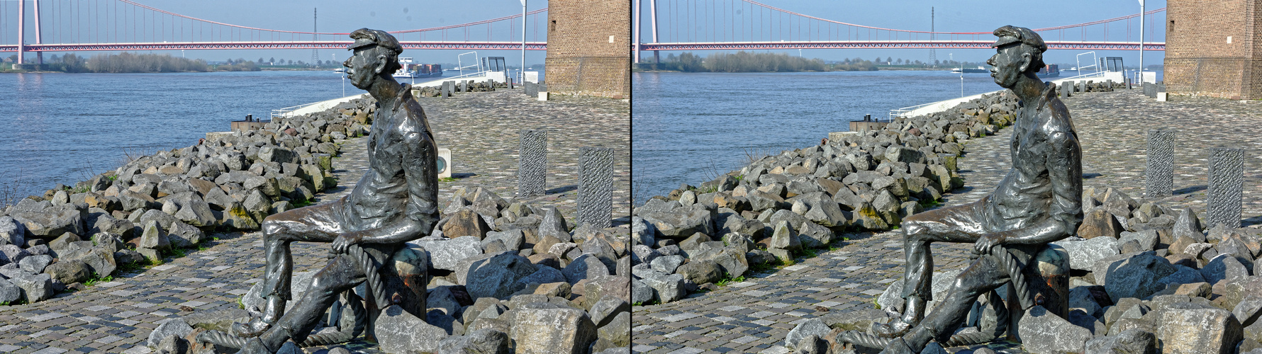 Hier lässt sich gut ausruhen. Emmerich am Rhein