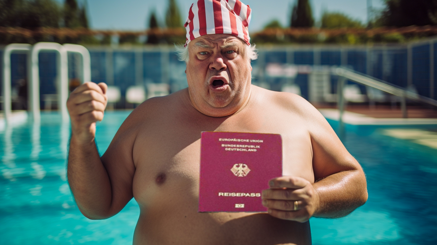 Hier läuft was schief Foto & Bild kigenerierte bilder, digiart Bilder auf