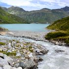 Hier mündet der Ochsenbach in den Silvrettastausee