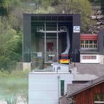Hier nun die Talstation der Eggishorn-Bahn in Fiesch