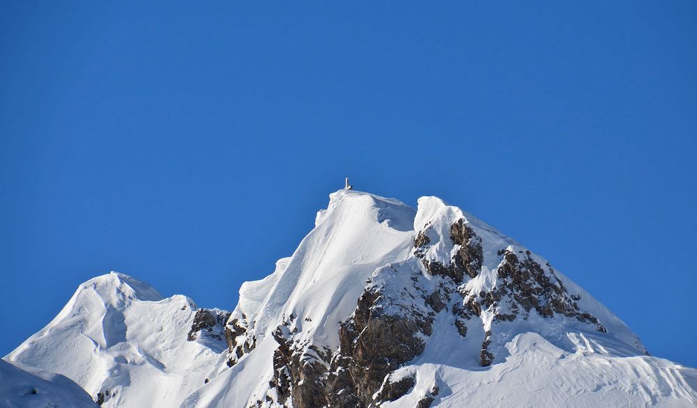 Hier oben liegt noch sehr viel Schnee 