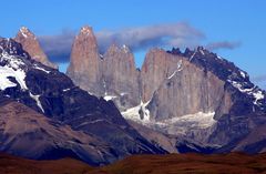 Hier sind sie, die Torres del Paine