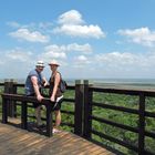 Hier sind wir auch mal im Bilde !An einem Aussichtspunkt im iSimangaliso Wetland Park