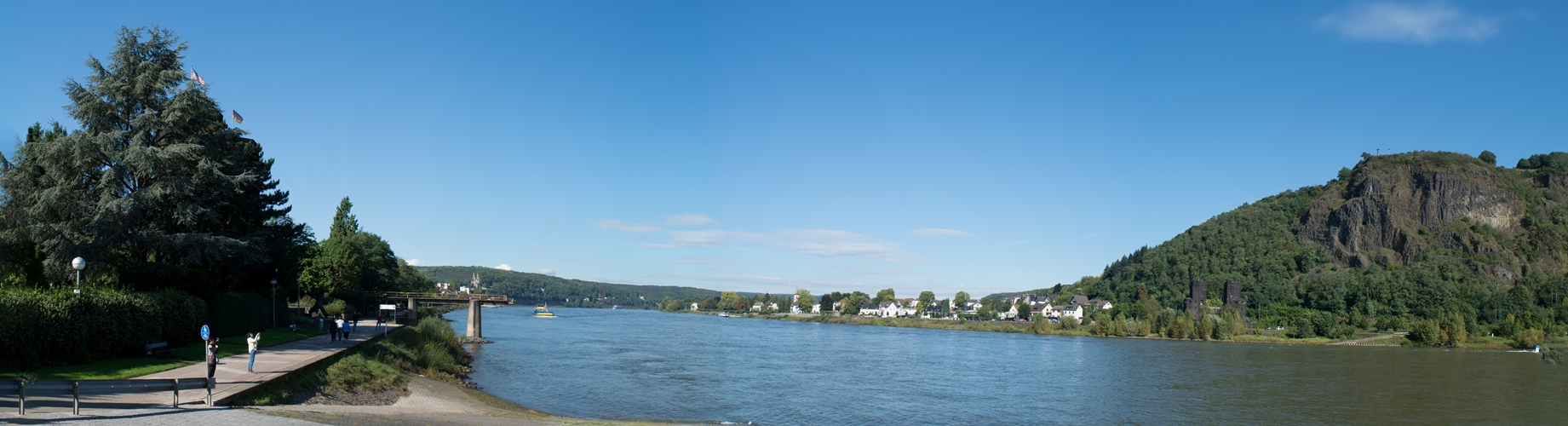 Hier stand die Brücke von Remagen