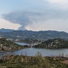 Hier tobt ein Waldbrand