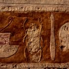 Hieroglyphen in Hatschepsut Tempel