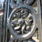 hierro forjado en las puertas del castillo de Chapultepec