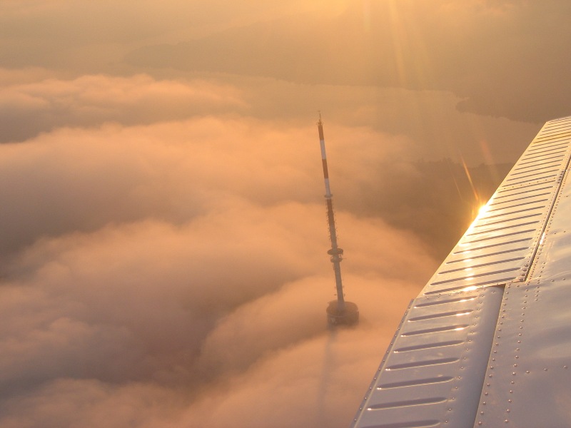 high above Lucerne