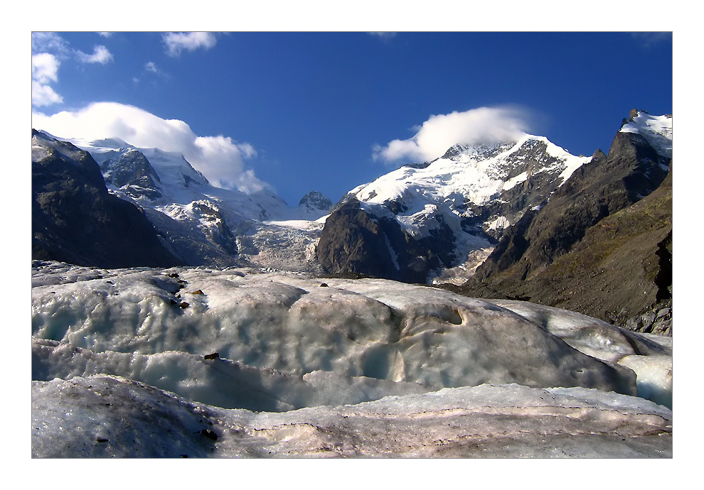 high alpine glacier